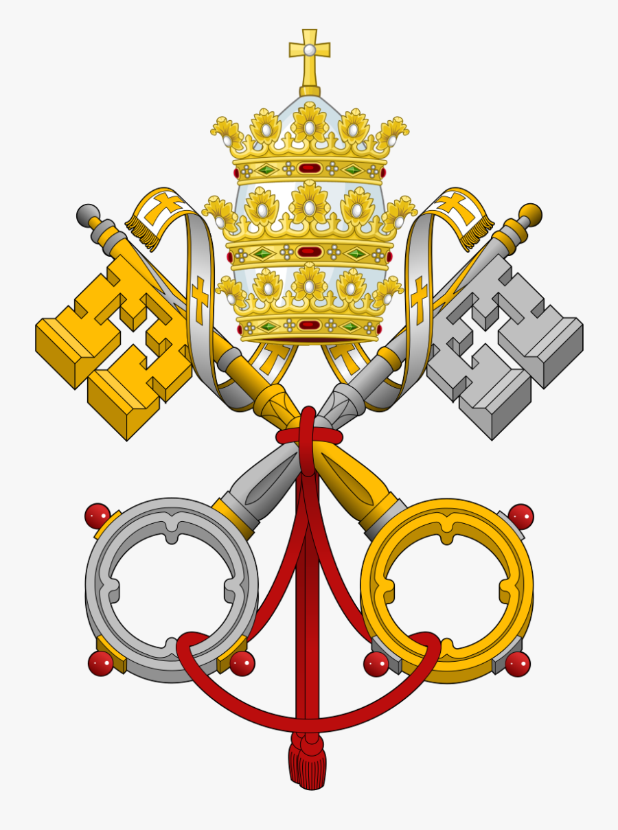 Papal Coat Of Arms - Papal States Coat Of Arms, Transparent Clipart