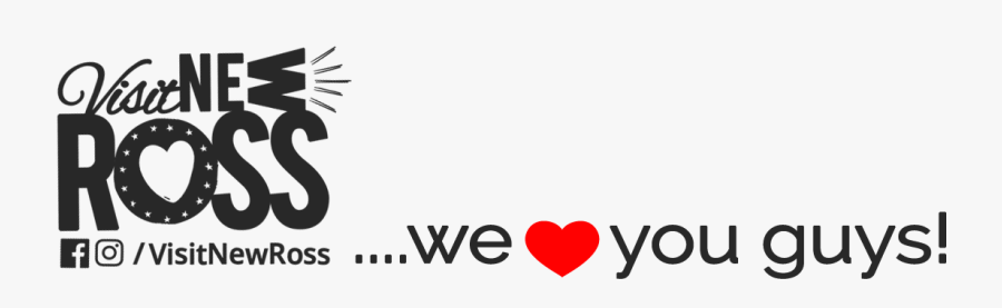 Visitnewross - Heart, Transparent Clipart