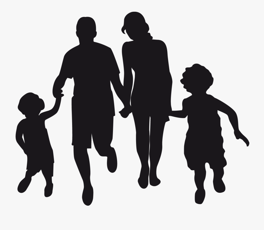 Father Royalty-free Clip Art - Family Silhouette Tattoo, Transparent Clipart