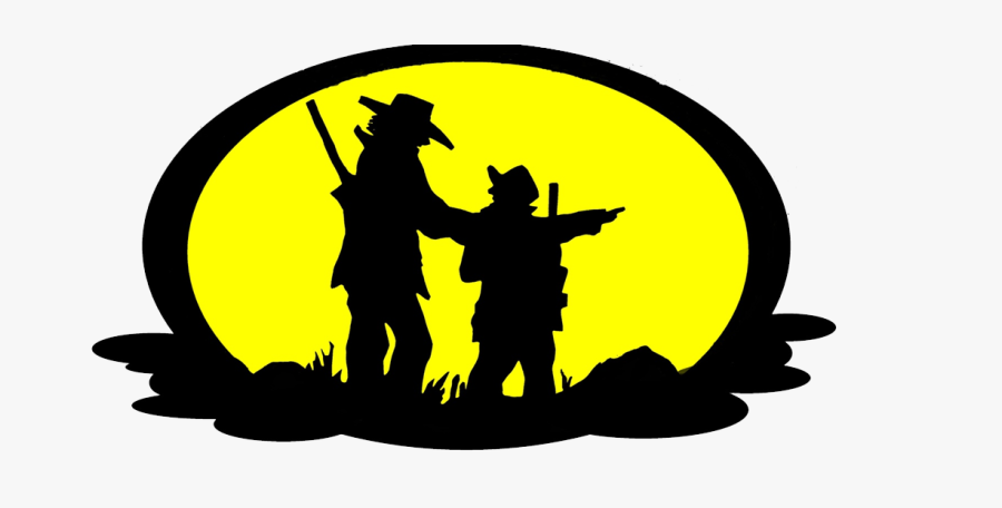 Transparent Like Father Like Son Clipart - Silhouette, Transparent Clipart