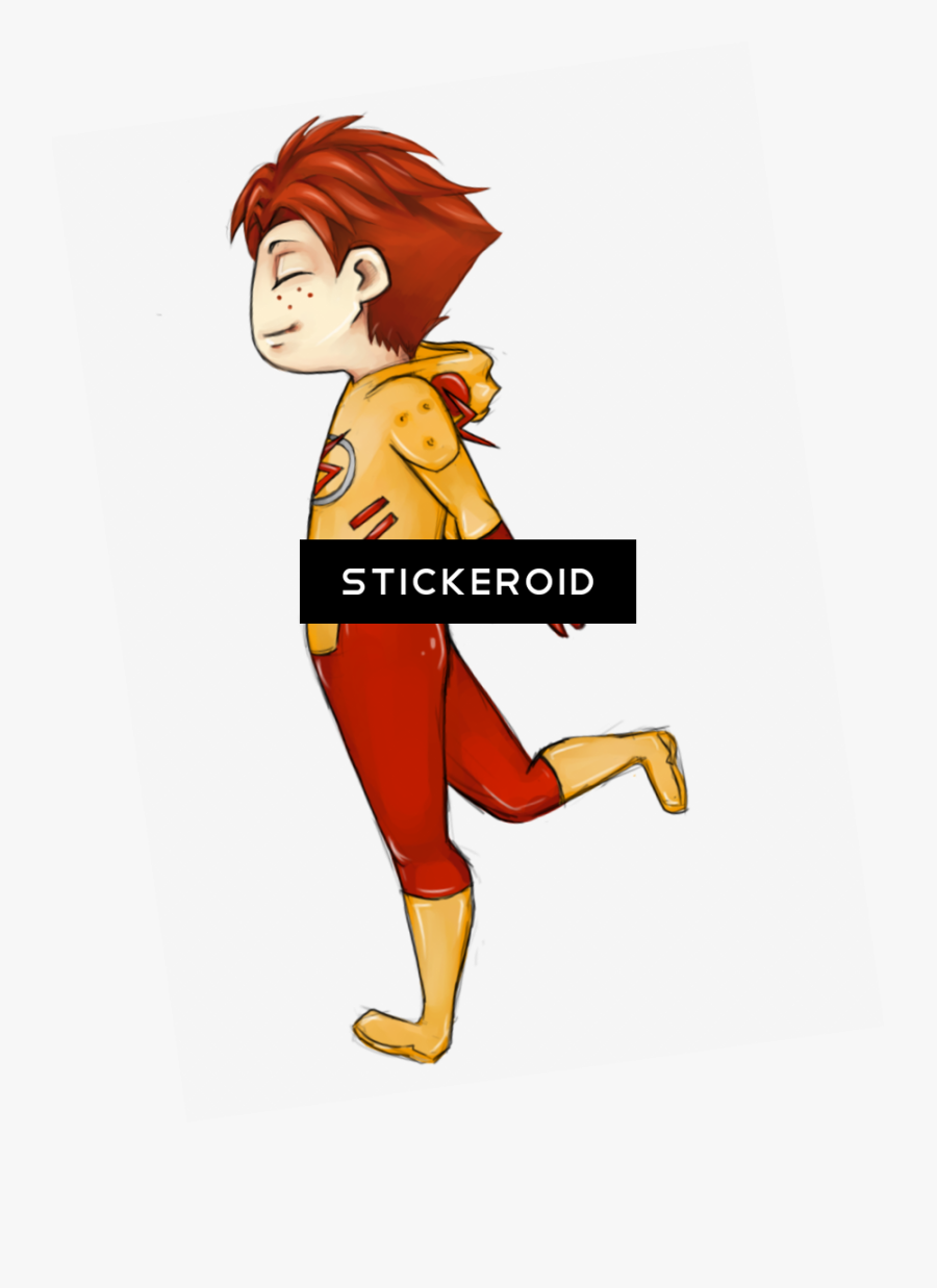 Kid Flash Pic - Flash Kawaii, Transparent Clipart