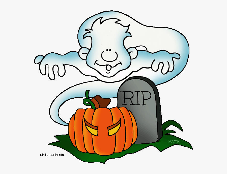 Ghost Clip Art - Phillip Martin Clipart Halloween, Transparent Clipart