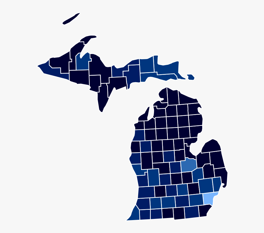 Michigan Racial And Ethnic Map - Michigan Electoral Map 2012, Transparent Clipart