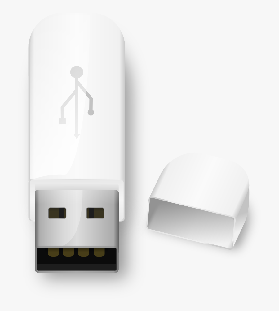 Usb Flash Drive, Transparent Clipart