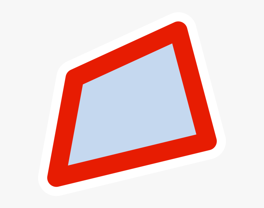 Triangle,area,brand - Sign, Transparent Clipart