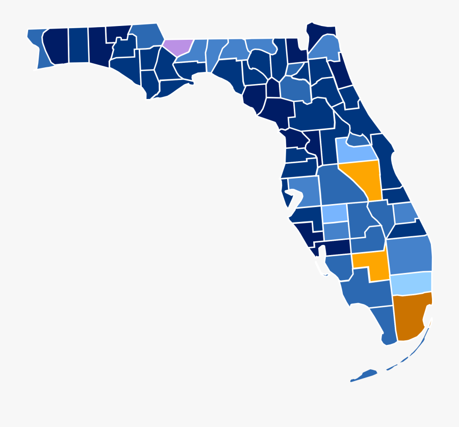 Florida Election Results 2016 - Florida Election Results 2018, Transparent Clipart