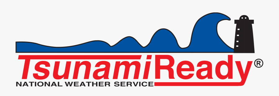 Tsunami Ready Logo, Transparent Clipart