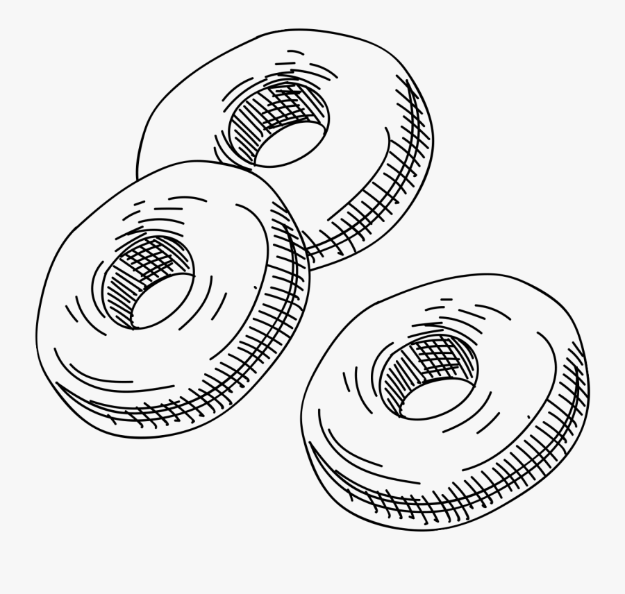 Transparent Bagel Drawing, Transparent Clipart