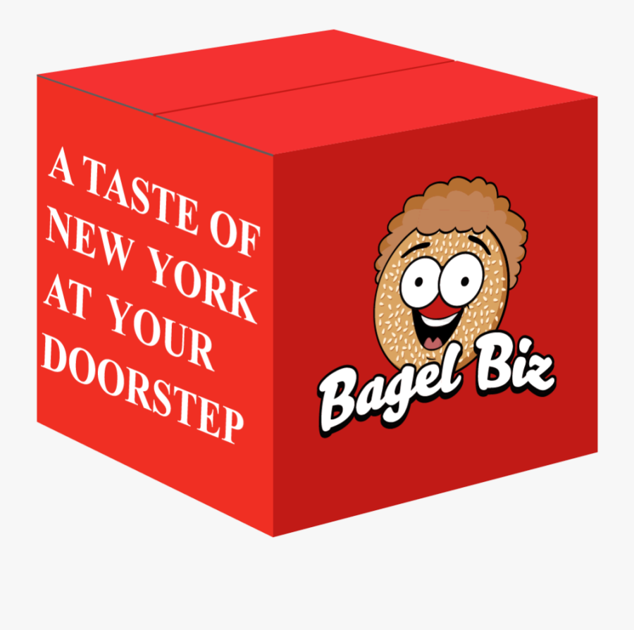 Bagel Biz Iconic Red Box - Cartoon, Transparent Clipart
