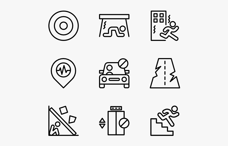 Earthquake - Wedding Icons Png, Transparent Clipart