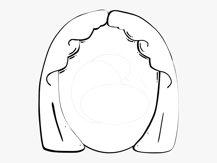 Girl Face Clip Art - Blank Girl Face Template, Transparent Clipart
