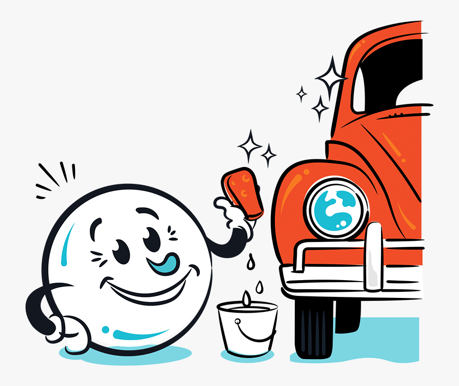 Bubba Washing-car - Bubble Down Car Wash, Transparent Clipart