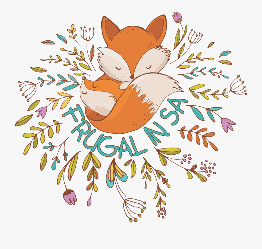 Cute Baby Fox Cartoon, Transparent Clipart