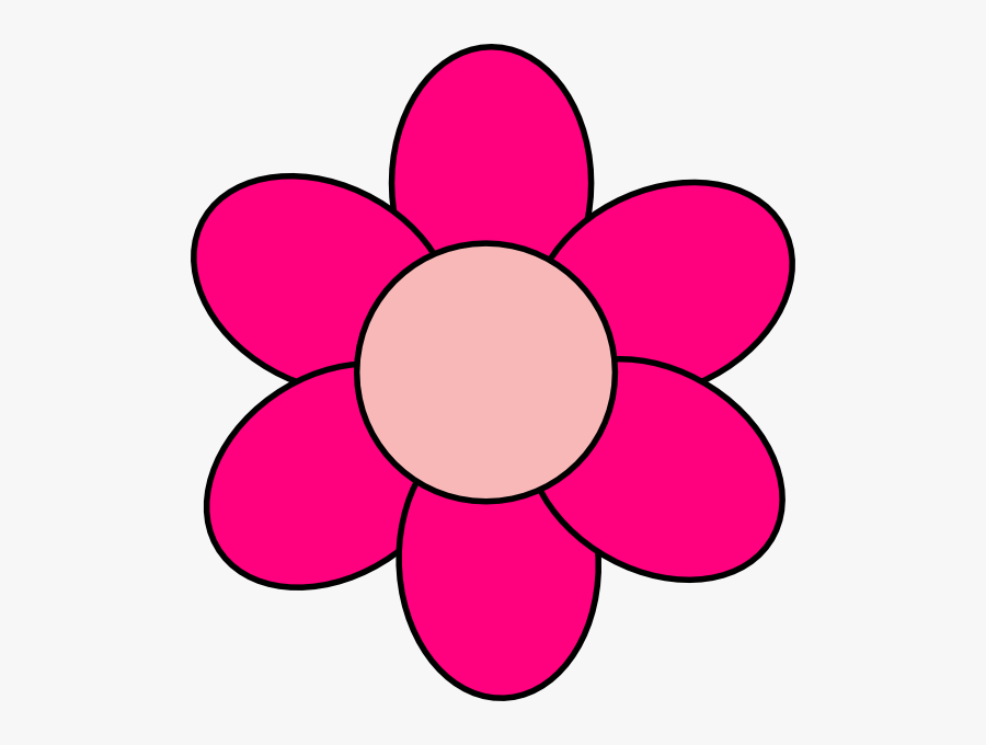 Pink Flower Clipart, Transparent Clipart