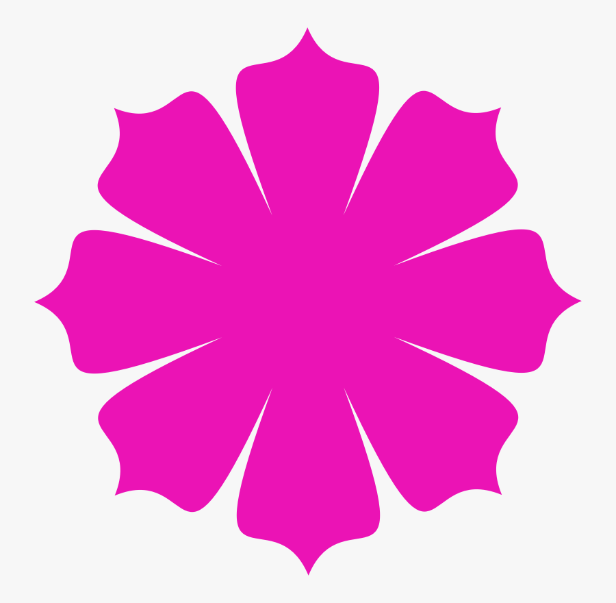 Clipart Pink Flower Shape Pink Flowers Clip Art Free, Transparent Clipart