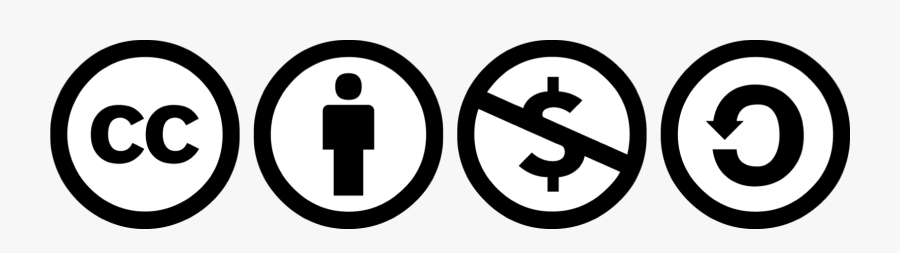 Cc By Nc Sa 4.0 Icon, Transparent Clipart