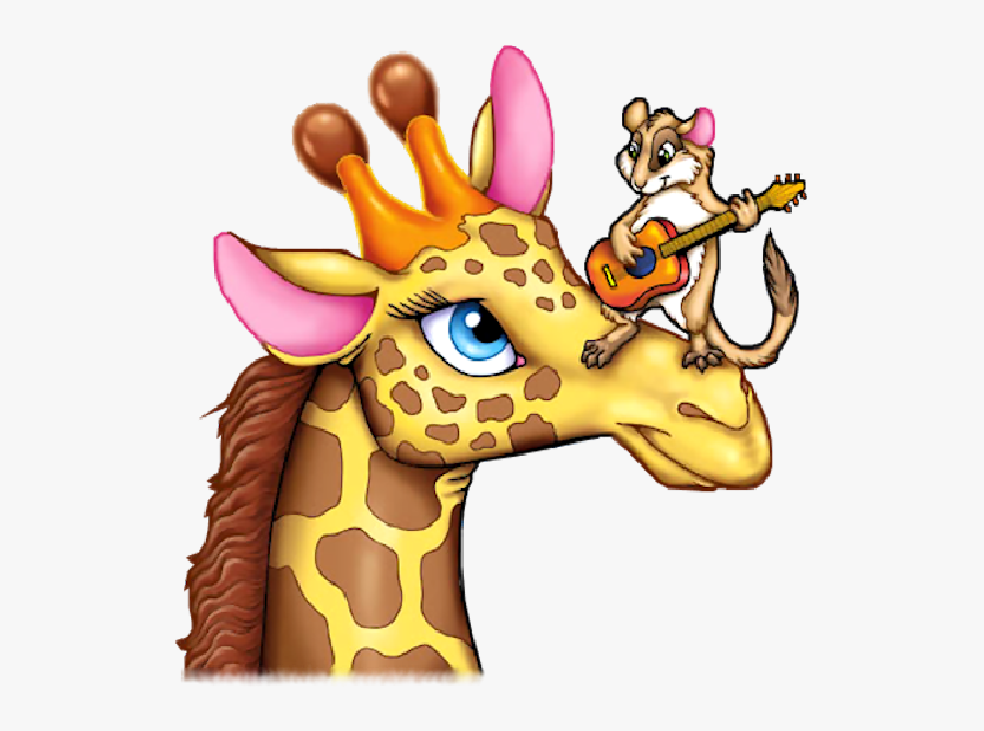 Funny Giraffe Images - Phonics Book, Transparent Clipart