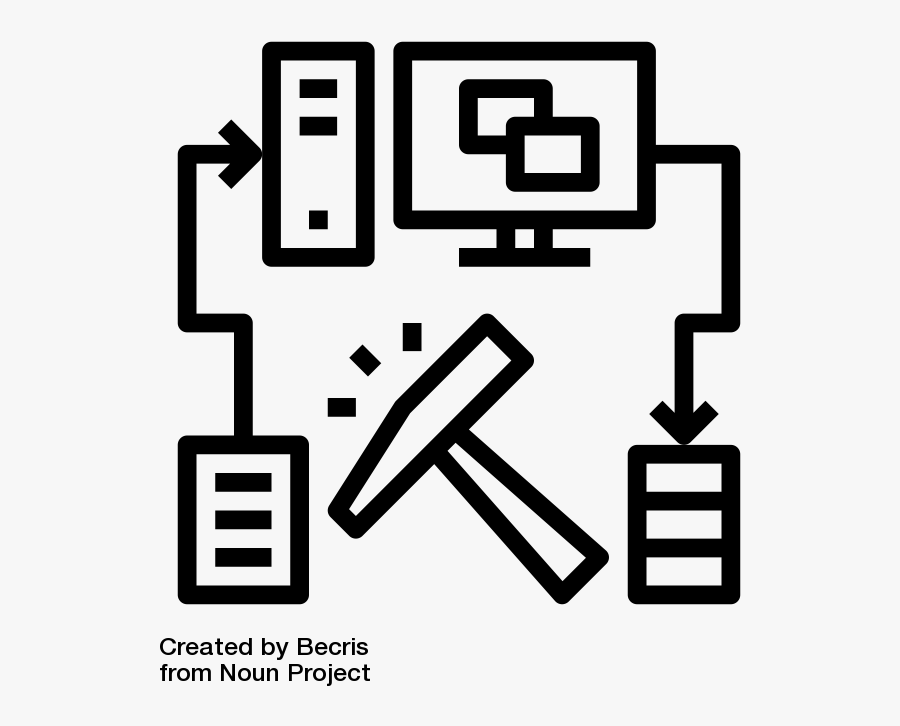 Data Mining Icon Outline, Transparent Clipart