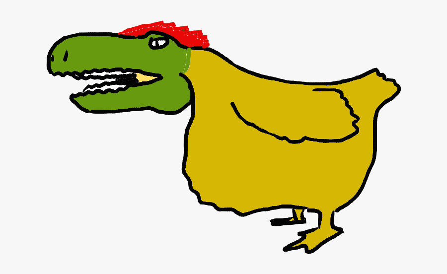 Scientists Genetically Engineered A - Chicken Dinosaur Png, Transparent Clipart