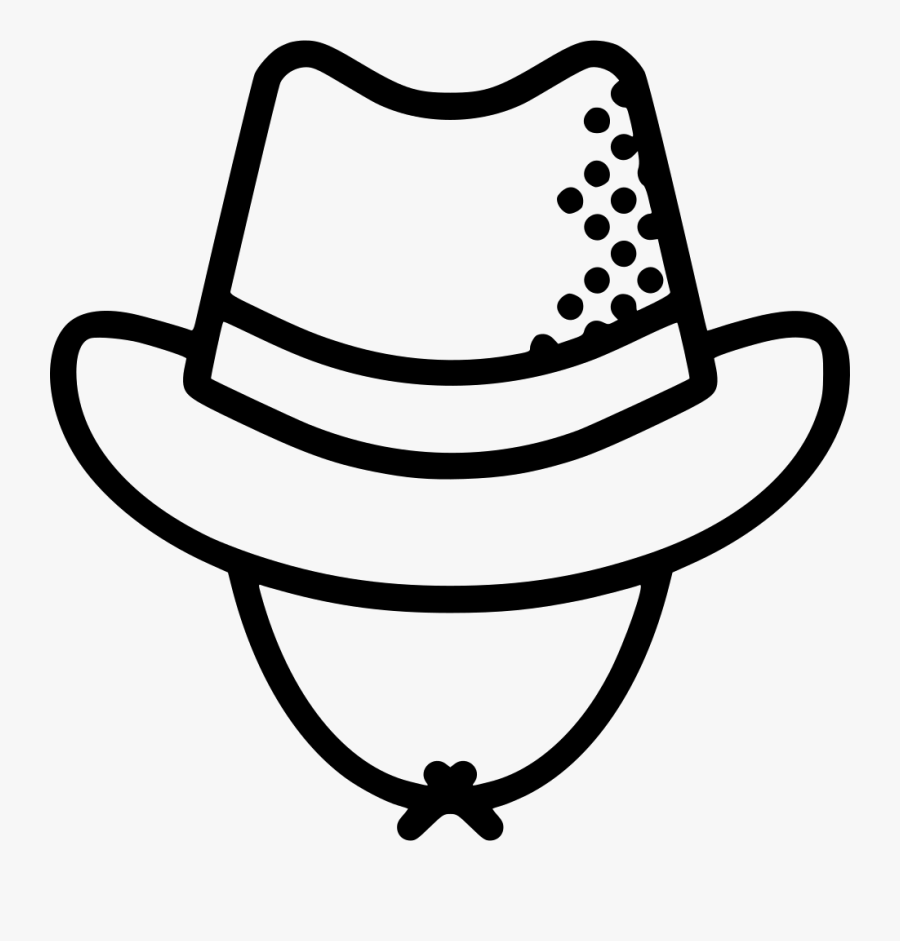Cowboy Hat Comments - Cowboy Hat Icon White Png, Transparent Clipart