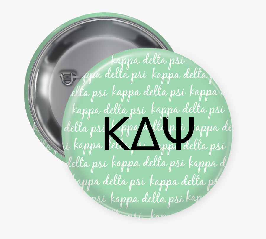 Kappa Delta Psi Button - Circle, Transparent Clipart