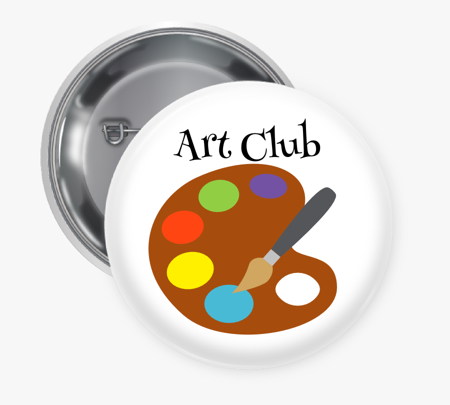Art Club Pin Backed Button - Save The Turtles Pin, Transparent Clipart