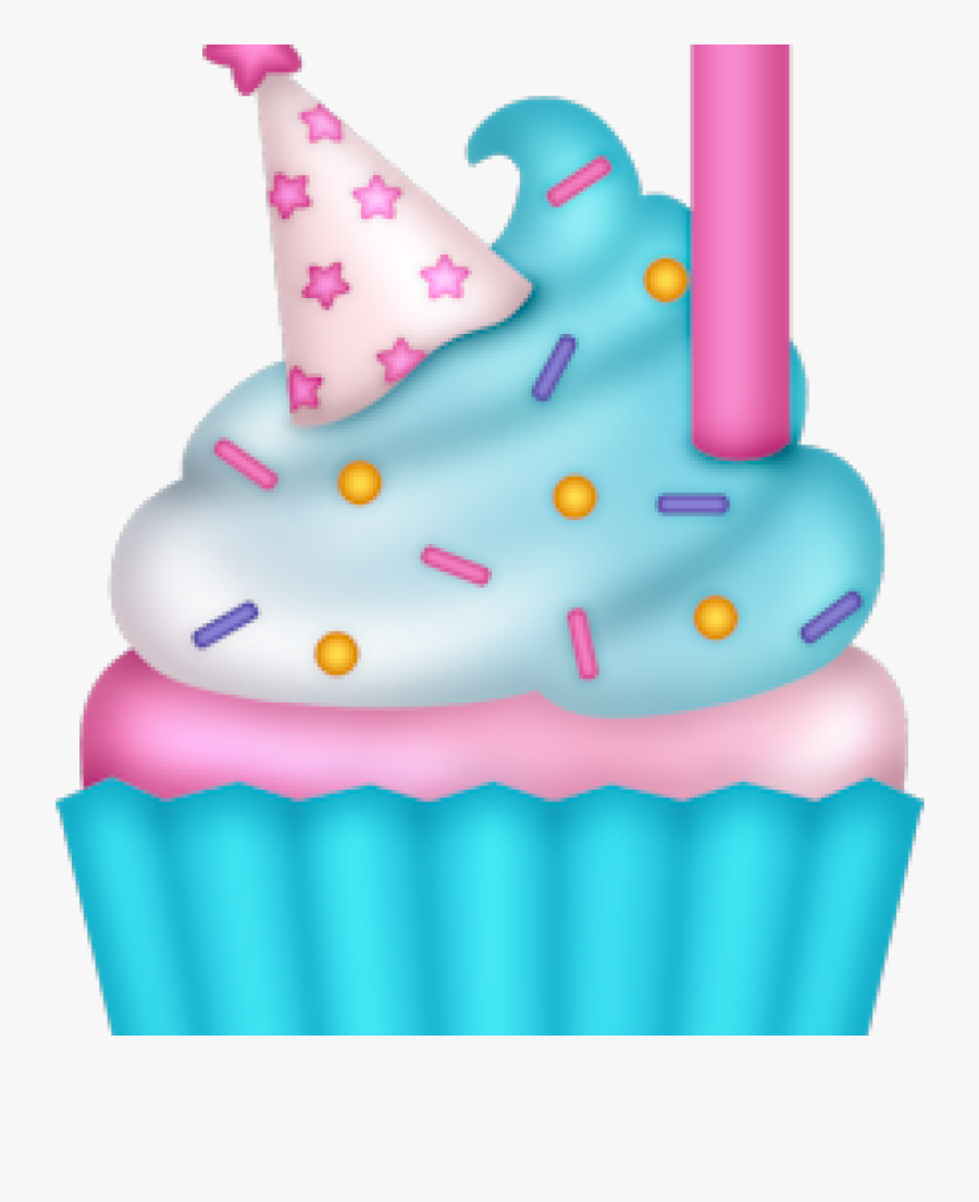 Happy Birthday Cupcake Clipart Sd Birthday Diva B Daycupcake2 - Cake Birthday Watercolor Png, Transparent Clipart