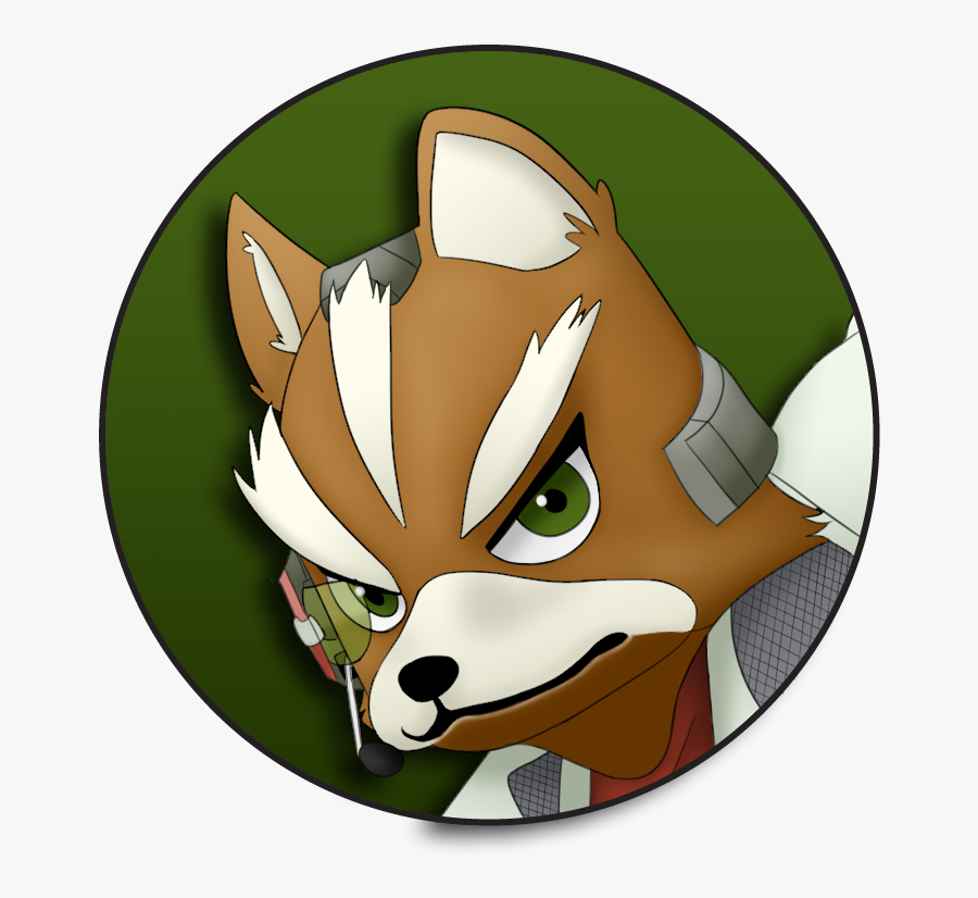 Home / Pin Back Buttons / Star Fox / Fox Pin Back Button - Cartoon, Transparent Clipart