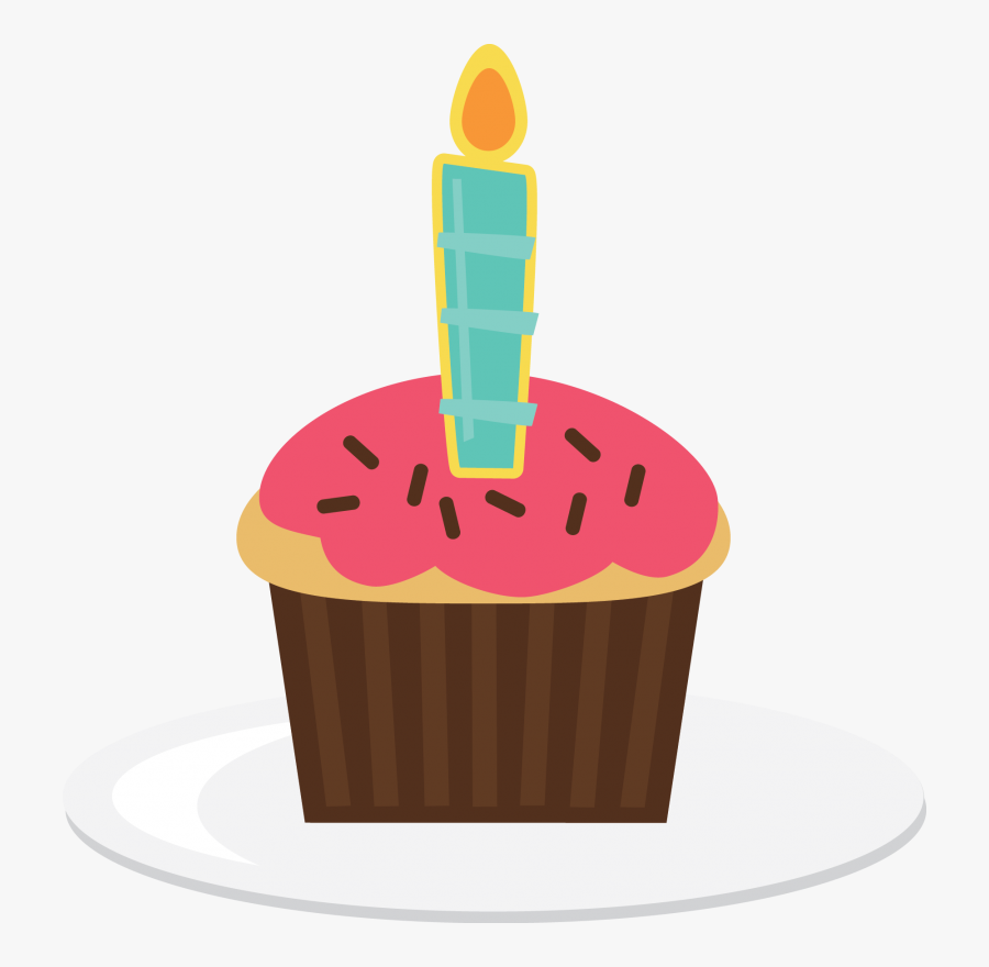 Cupcake Free Svg Free Cutting Files For Scrapbooking - Cupcake, Transparent Clipart