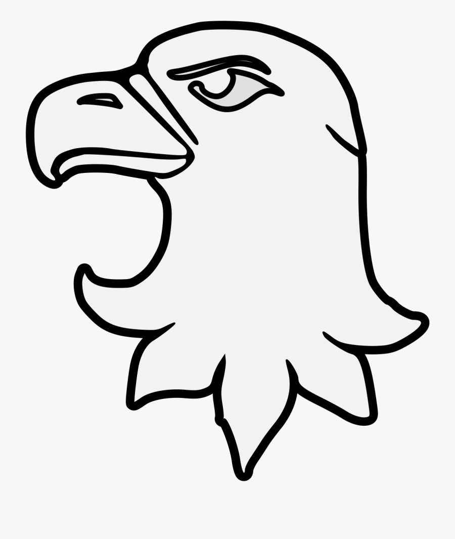 Eagle"s Head Erased, Transparent Clipart