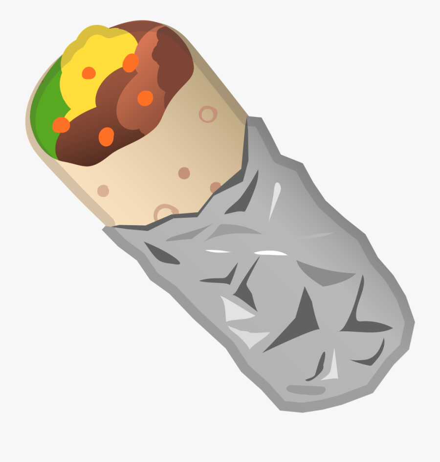 Clip Art Cartoon Burrito Pictures - Transparent Background Burrito Clipart, Transparent Clipart