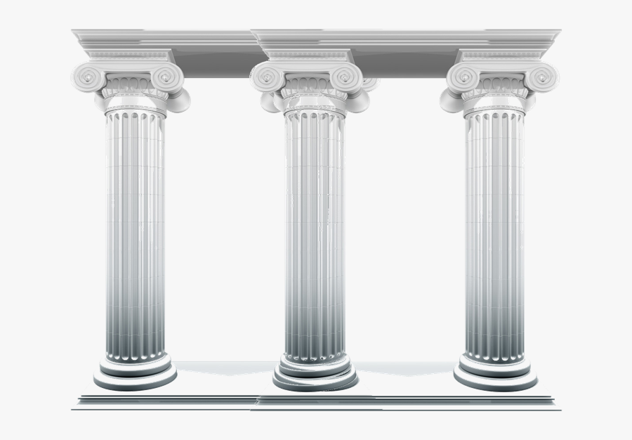Pillars - 3 Pillars, Transparent Clipart