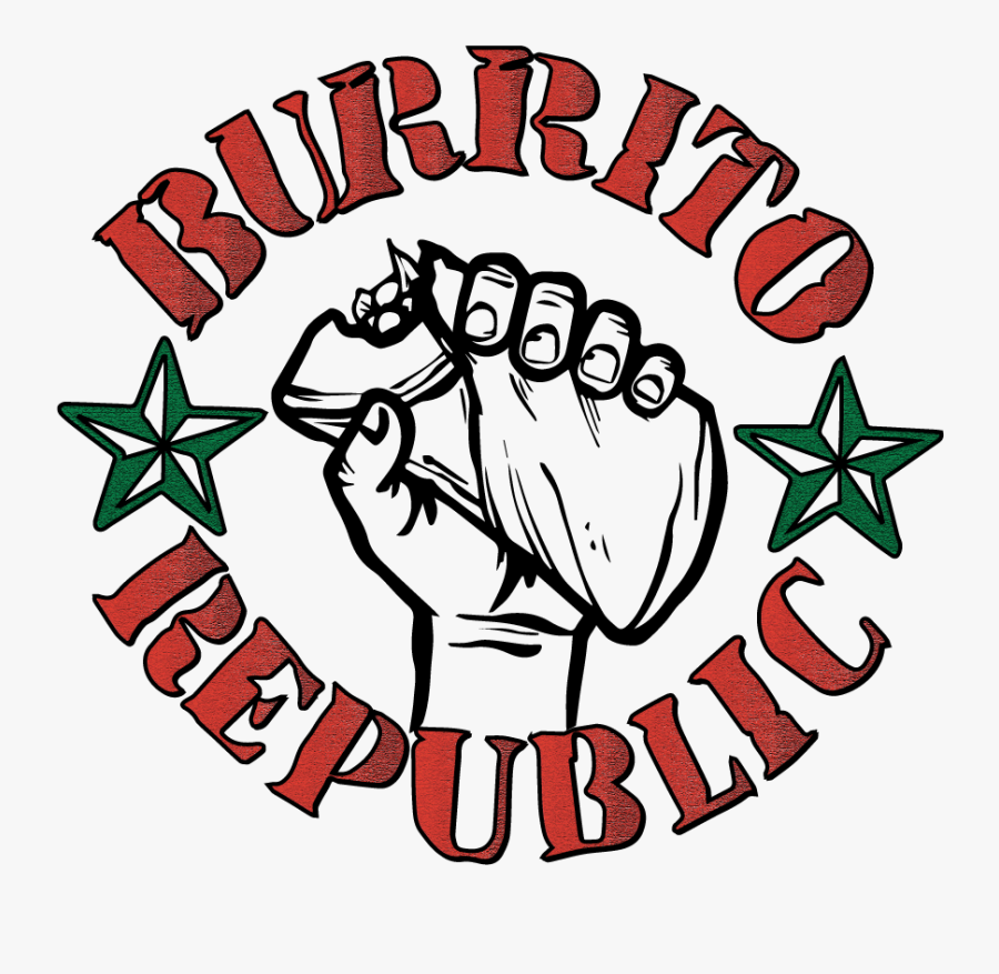 Burrito Republic Logo, Transparent Clipart