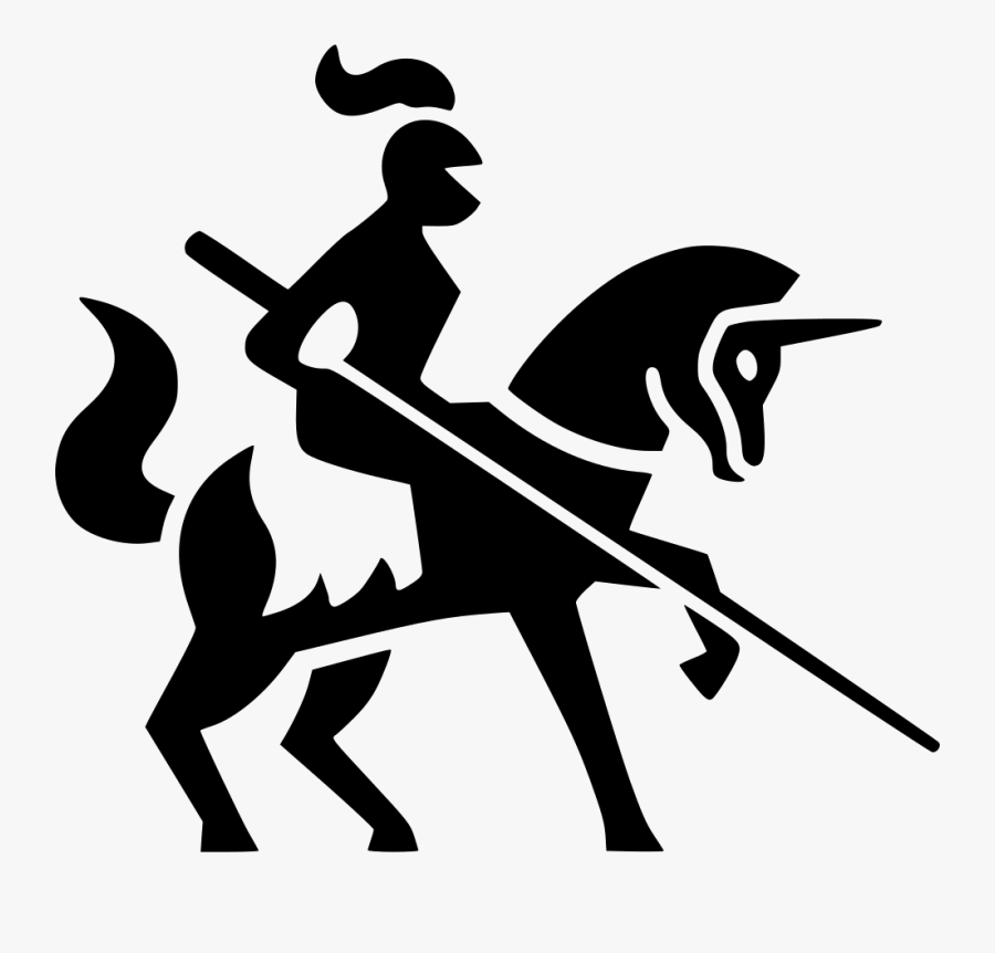 Rodeo - Knight Silhouette Clip Art Free, Transparent Clipart