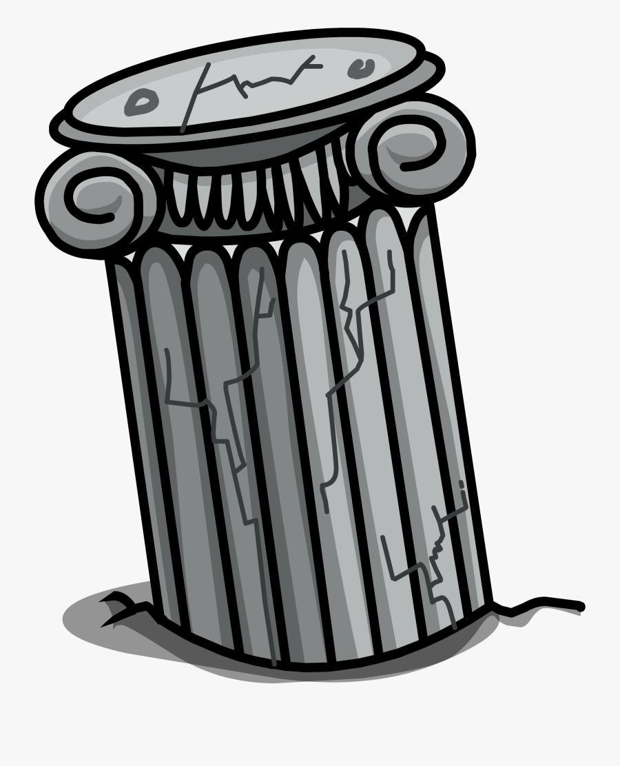 Ruins Club Penguin Wiki - Stone Column Clipart, Transparent Clipart
