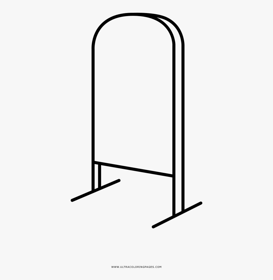 Pillar Coloring Page, Transparent Clipart