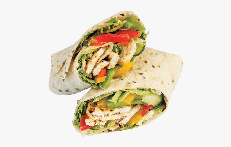 Burrito Clipart Chicken Wrap - Chicken Wrap Transparent Background, Transparent Clipart