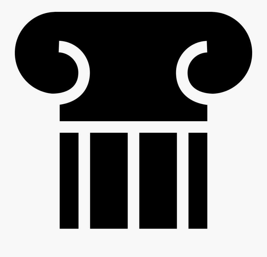 Greek Pillar Icon Png, Transparent Clipart