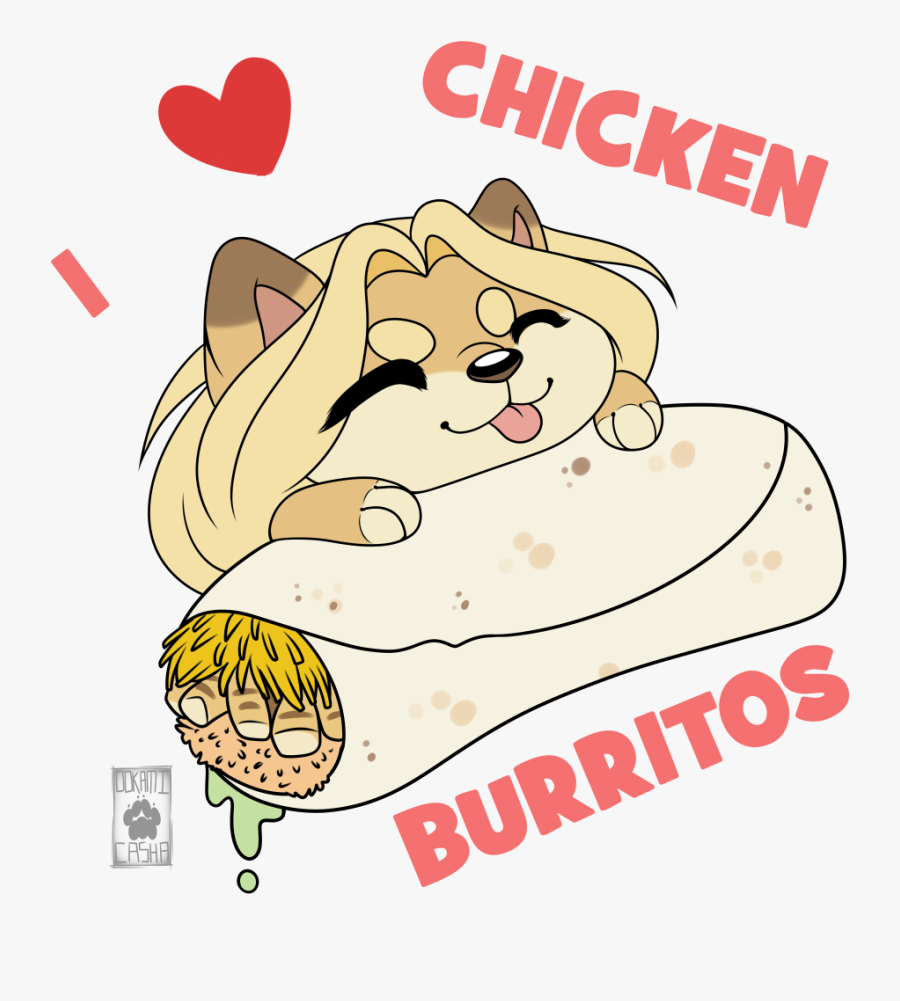 I ♥ Chicken Burritos - Rock Guitarist, Transparent Clipart