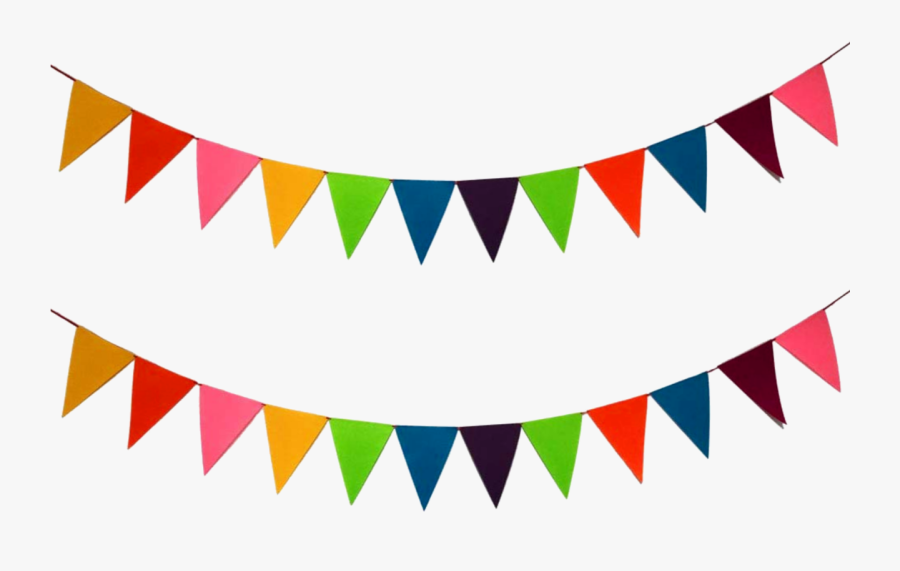 Banner Bunting Clowncore Circus Aesthetic Png Pngs - Banner Fiesta Png, Transparent Clipart