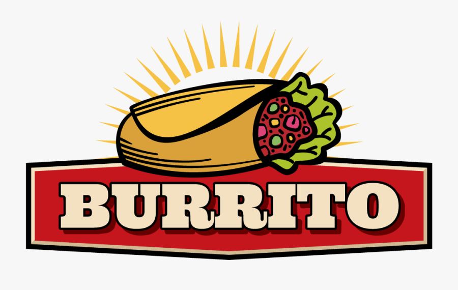 French Burrito - Snacks Logo Vector, Transparent Clipart