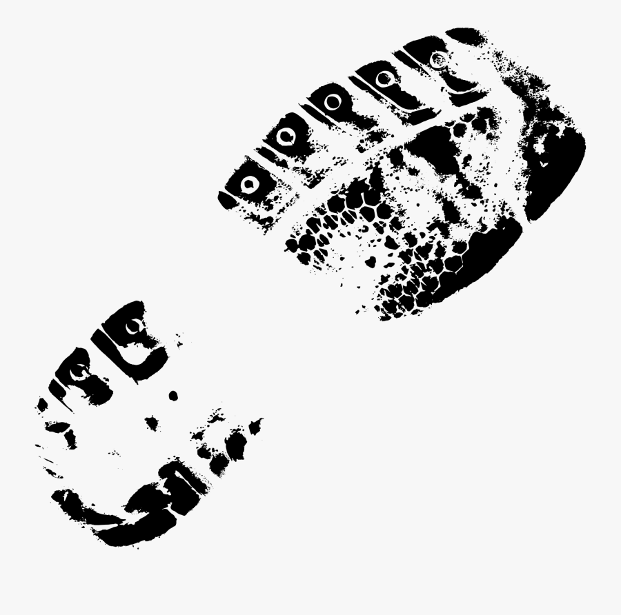 Size 10 Shoe Footprint, Transparent Clipart