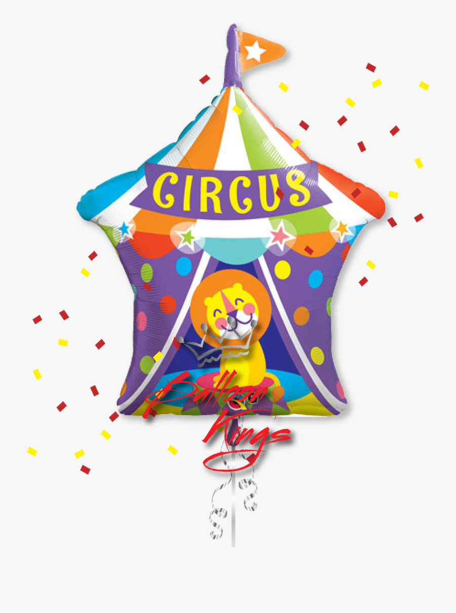 Circus Tent - Balao Metalizado Circo, Transparent Clipart