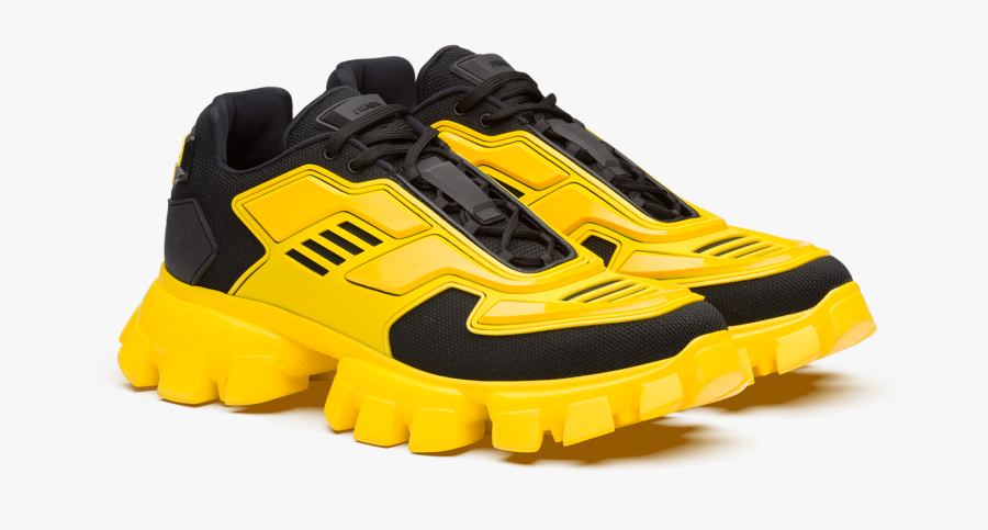 Cloudbust Thunder Knit Sneakers - Prada Tenis Amarillos, Transparent Clipart