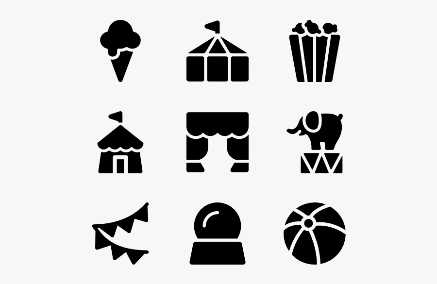 Clip Art Circus Icon - Icone Wedding, Transparent Clipart