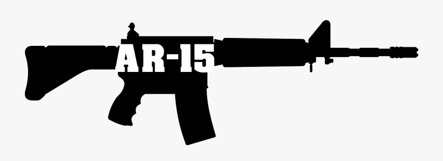 Ar-15 Cliparts - Ar 15 Rifle Png, Transparent Clipart