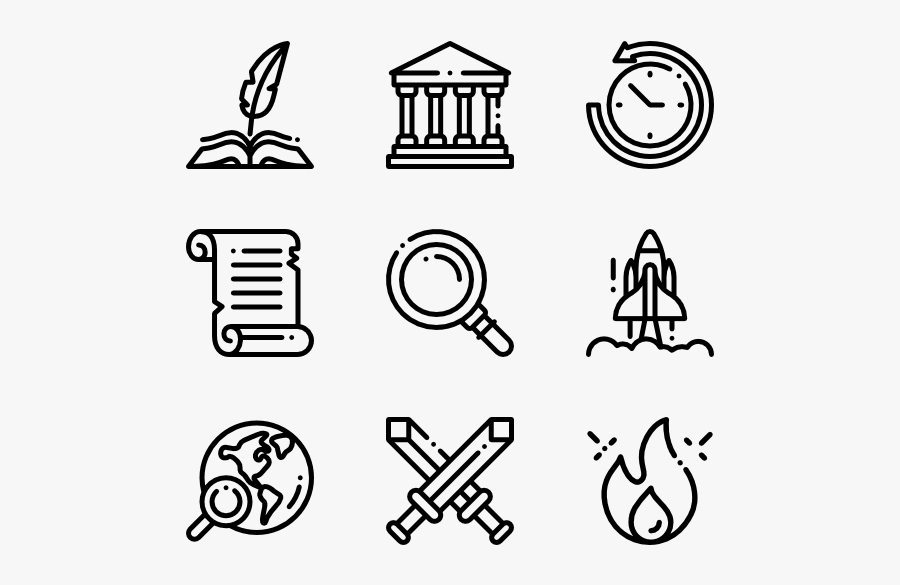 History - Makeup Icon Transparent Background, Transparent Clipart