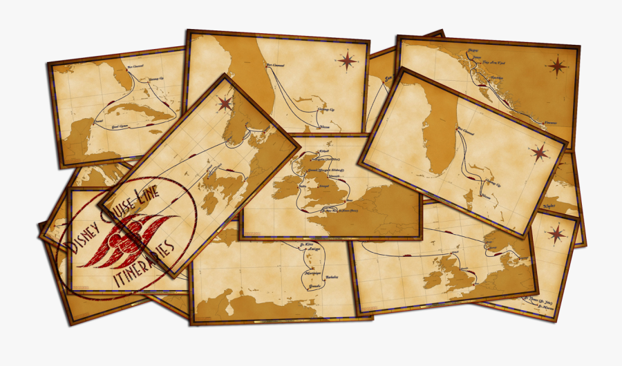 Dcl Blog Itinerary Maps - Disney Cruise Line Maps, Transparent Clipart