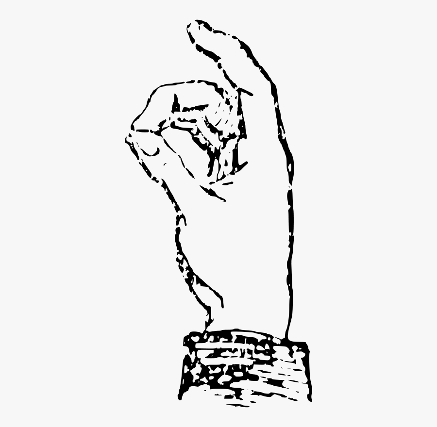 Deaf Alphabet D Clip Art - Alphabet, Transparent Clipart