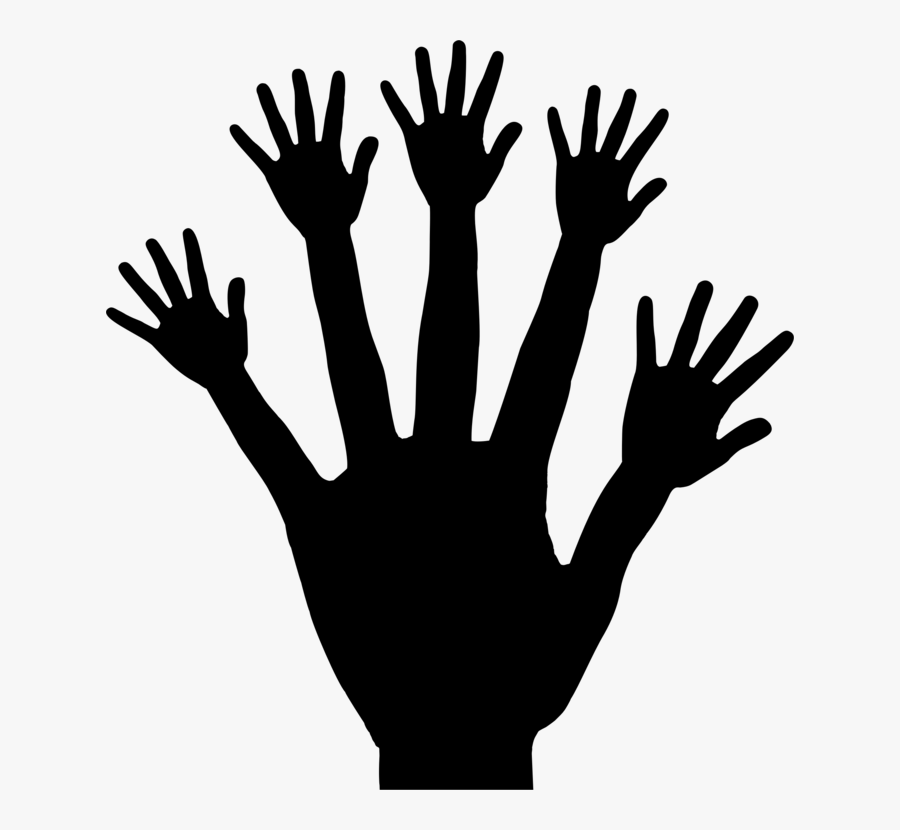 Human Behavior,silhouette,sign Language - Free Hand Fractal, Transparent Clipart